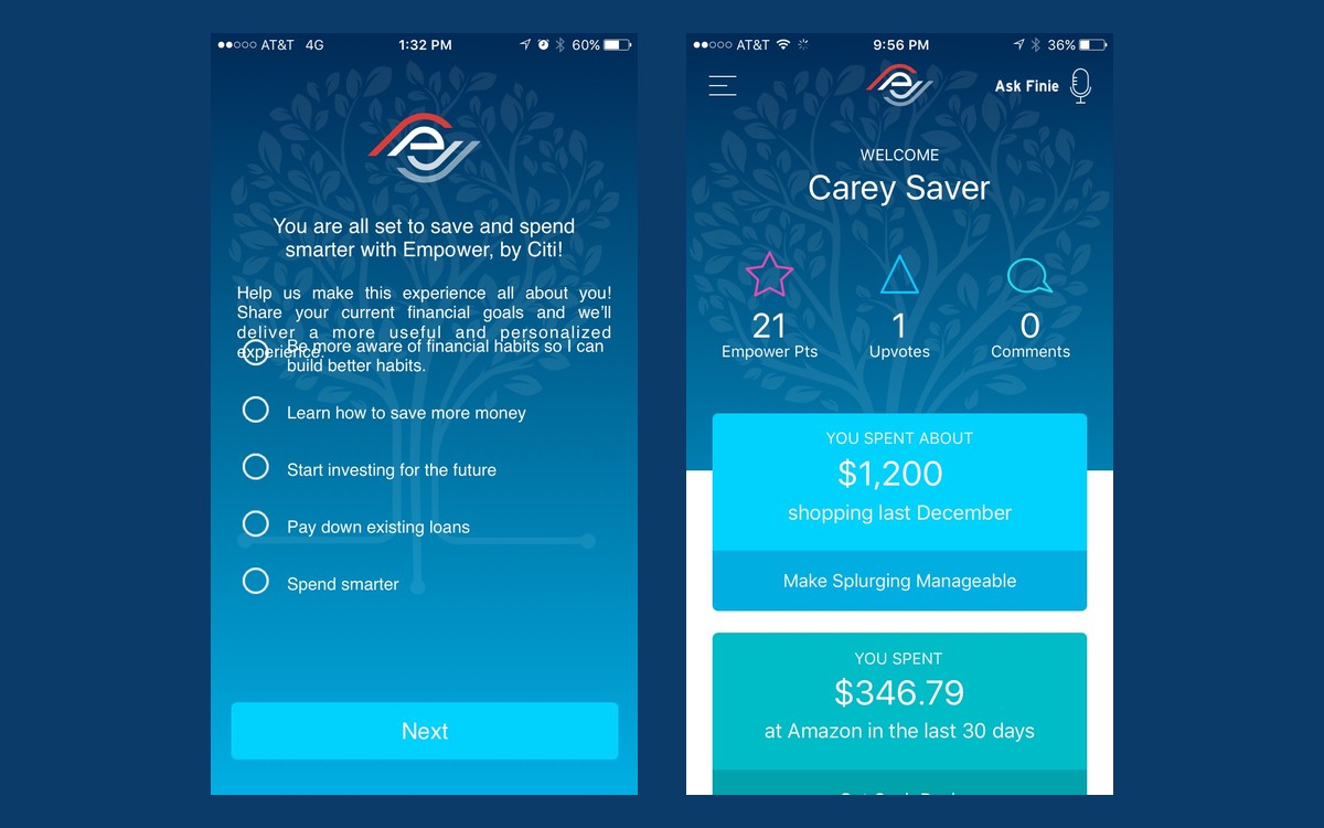 Empower — a beta app tested through Canvas