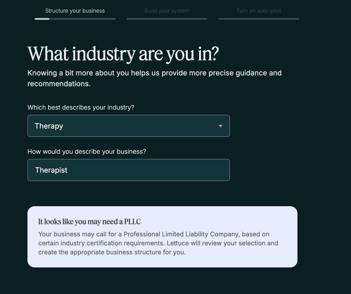 Lettuce onboarding flow