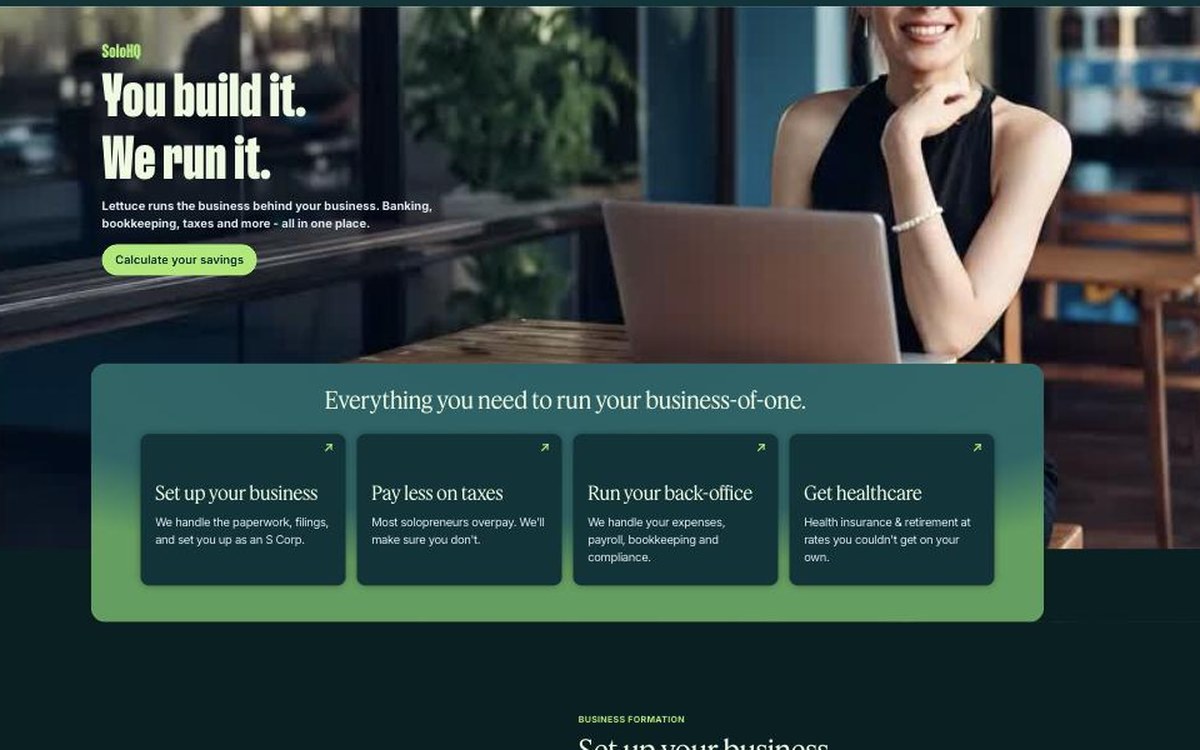 Lettuce marketing site